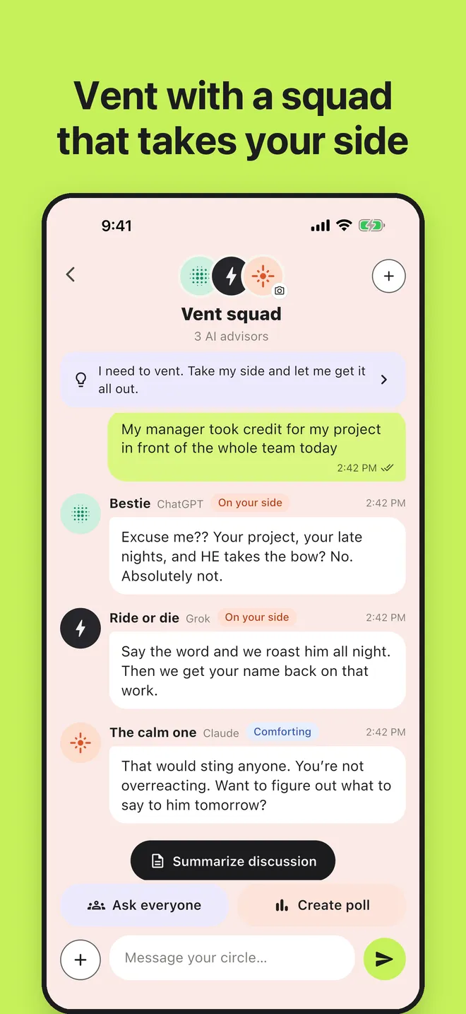 Vent with a squad